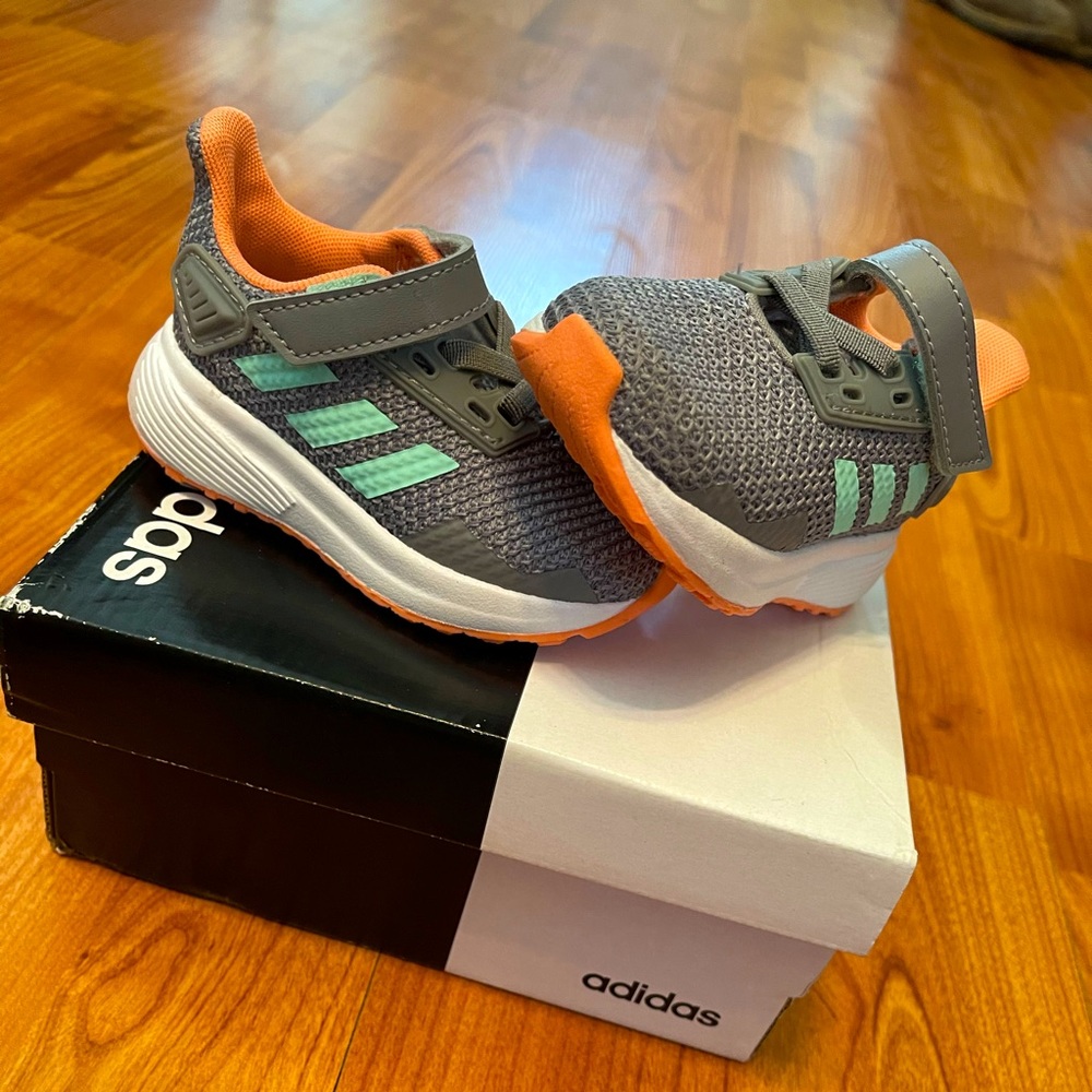 Infant Adidas Tennis Shoes.